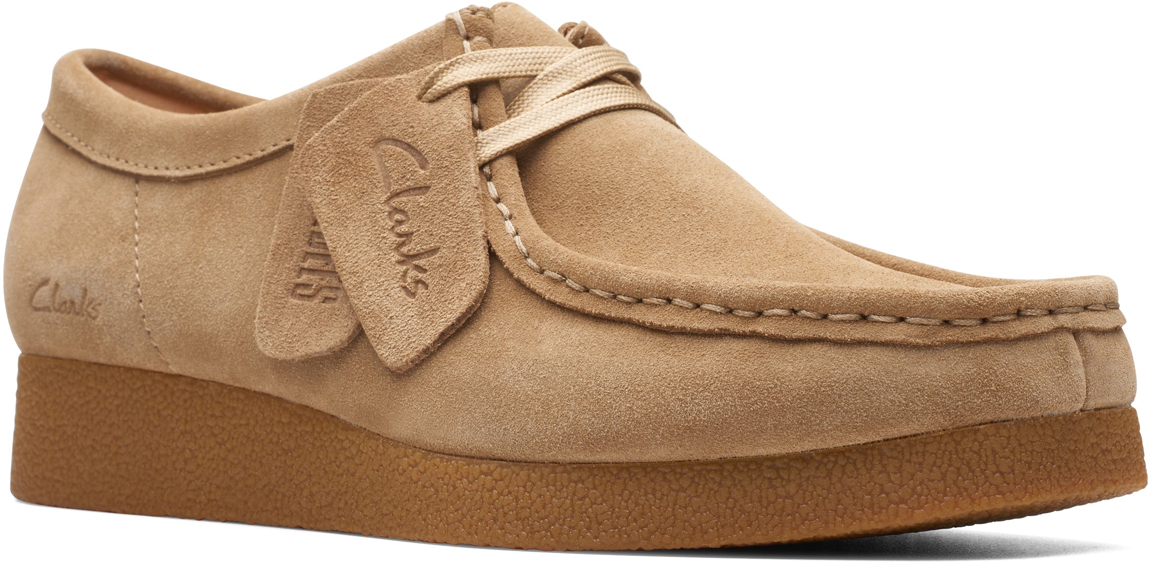 Wallabee Evosh ruskind sko - Dark Sand Suede